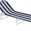 Marquee Folding Sunlounge Navy