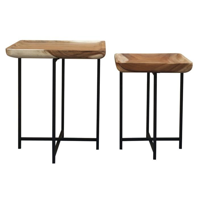 Centrum Furniture Leon Tray Nesting Table - Natural