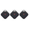 3pc Verbatim My Finder Dual Channel Wireless Tracker Rechargeable Black