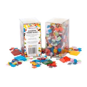Mandala Art 500g Assorted Size Mixed Mosaic Glass Tiles