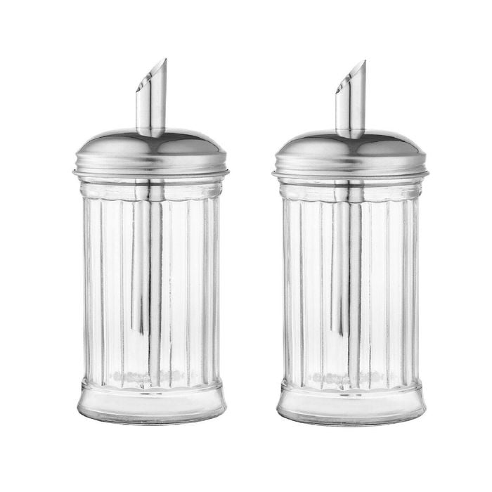 Trenton Large Glass Sugar Dispensers 335ml - Set Of 2