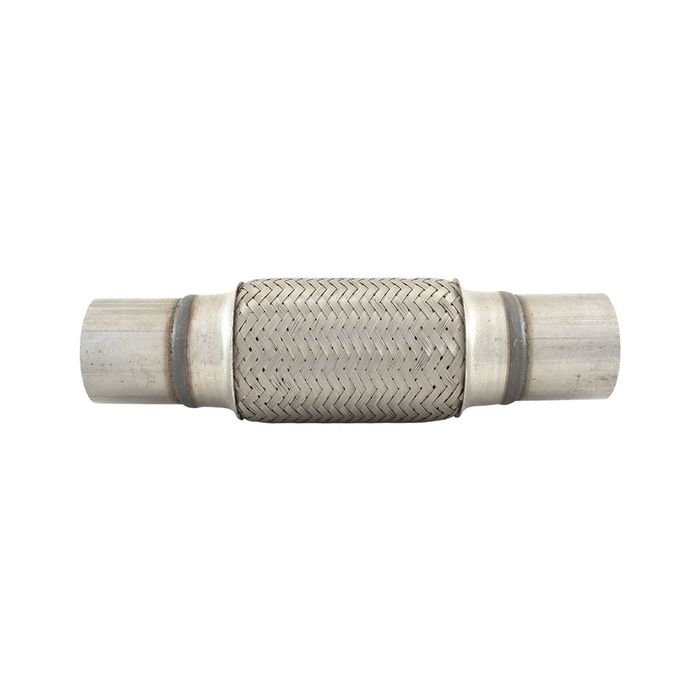 Stainless Steel 2" Flexible Exhaust Pipe Joint Bellow, 6" Body x 10" Overall