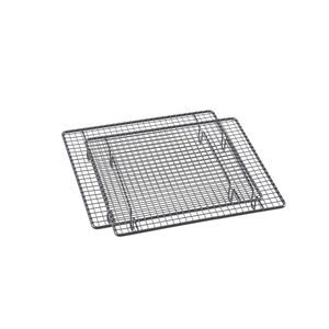 2x Bakers Secret Baking Baker Oven Tray Non Stick Chemical Free 26x23cm