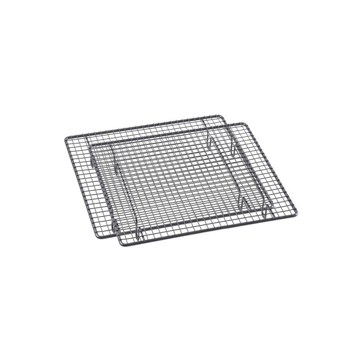 2x Bakers Secret Baking Baker Oven Tray Non Stick Chemical Free 26x23cm