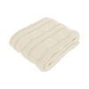Bloomington Hudson Knitted Throw Rug 127 x 152 cm Cream