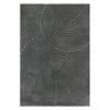 Marlow 200x290cm Machine Washable Floor Rug High-low Textured Grey