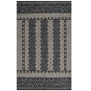 Modern Handmade Wool Rug-Casablanca 6343-Charcoal-190x280cm