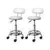 Artiss Salon Stools White x2