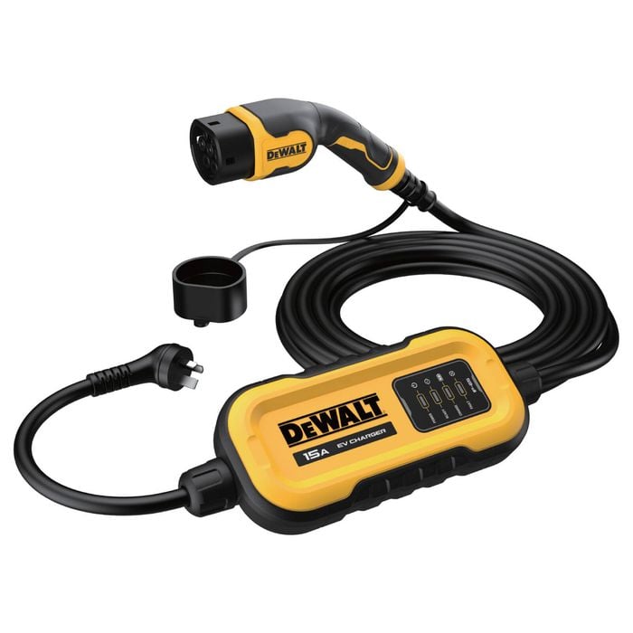 Dewalt IP65 3.6kW 15A Portable EV Charger With 7m Cable