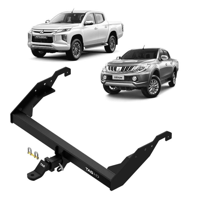 Tag Heavy Duty Towbar & Direct Fit Wiring Kit For Mitsubishi Triton Mq Series Models Without Rear Step (05/2015 - 11/2018)