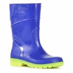 Bata Blue And Yellow Kids Gumboots - Size 2