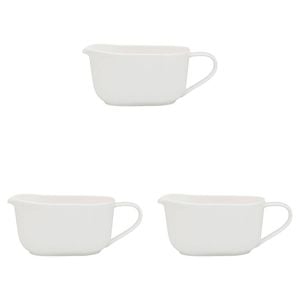 3PK Ecology Fine Bone China Canvas Kitchen Jug 450ml - White