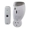 HPM Wireles Plug-In Long Range Door Bell with Flash White