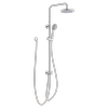 Estilo Chrome 3 Function Twin Rail Shower Set