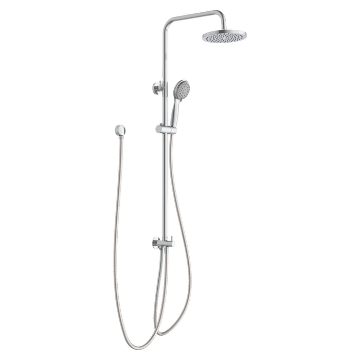 Estilo Chrome 3 Function Twin Rail Shower Set