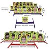 Wooden Mega Who 10 Frames & 72 Face Cards