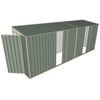 Build-A-Shed 1.2 x 5.2 x 2.0m Tunnel Shed Tunnel Hinged Door with 2 Sliding Side Doors - Green