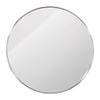 Astin Sinclair 800 x 800 x 28mm Brushed Nickel Round Framed Mirror