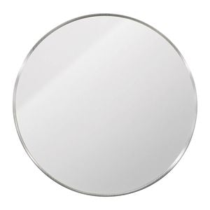 Astin Sinclair 800 x 800 x 28mm Brushed Nickel Round Framed Mirror