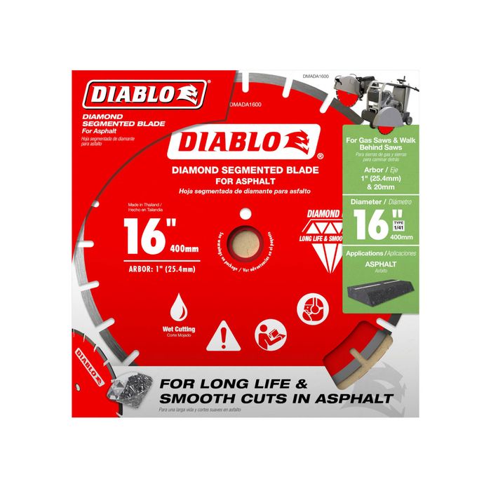 Diablo 400mm Diamond Segmented Blade for Ashphalt