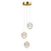 Vencha Langdon 3 Light LED Pendant - Gold (3000K)