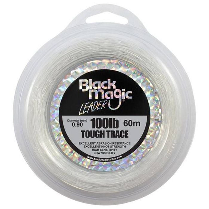 Black Magic Tough Trace Monofilament Fishing Leader 100lb
