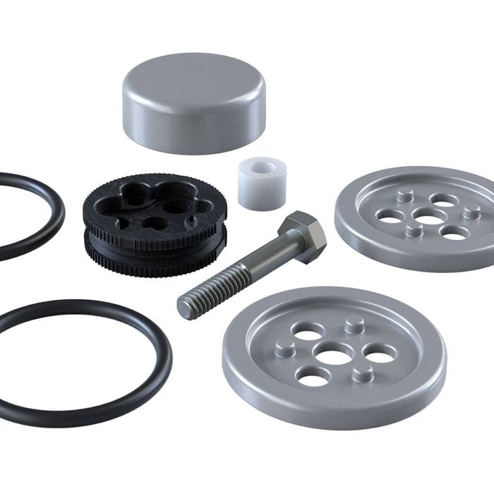 Promenaid 48.25mm Silver Glass Mounting Kit 