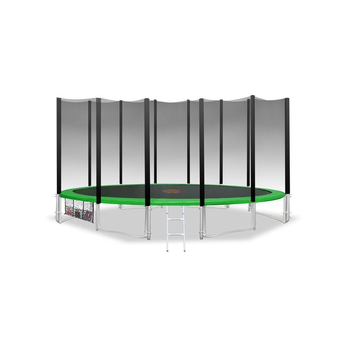 Kahuna Blizzard 16ft Trampoline With Net Green