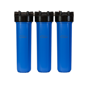 Stefani 20" Triple Lead Free Whole Of House Water Filtration System