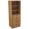 Lugna 2048 x 750 x 580mm Cove 2 Shelf 4 Drawer Storage Cabinet