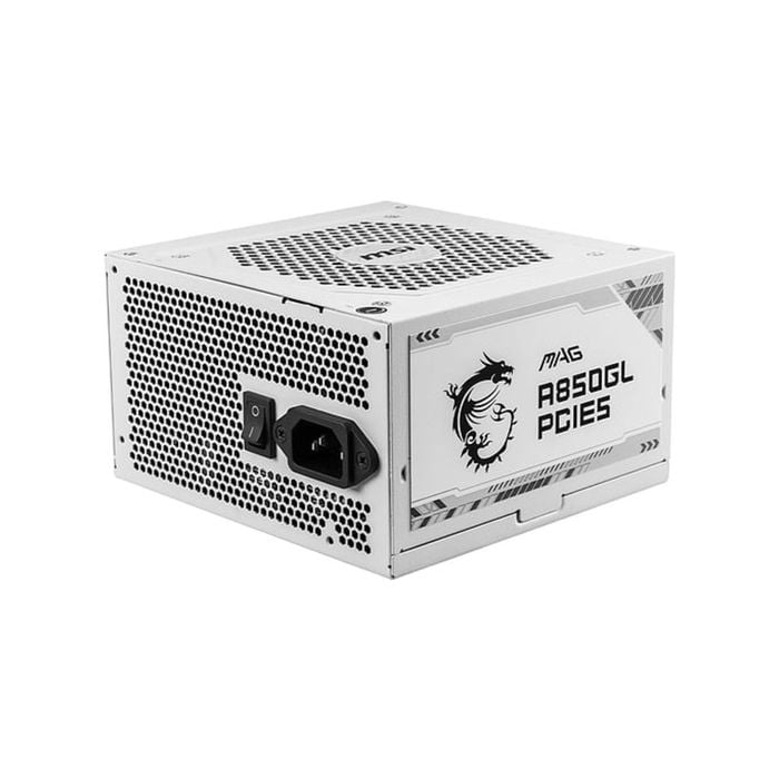 MSI MAG A850GL PCIE5 White 850W 80+ ATX Power Supply