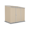 Absco Sheds 2.26 x 1.52 x 2.08m Classic Cream Space Saver Single Door Garden Shed