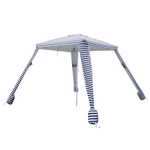 Marquee 1.7m Beach Gazebo Navy Stripe