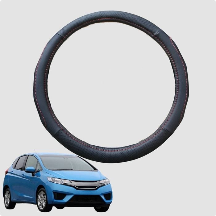 Steering Wheel Cover for Honda Jazz 2008-2014 (FIT GE/GG) 38CM | Circle