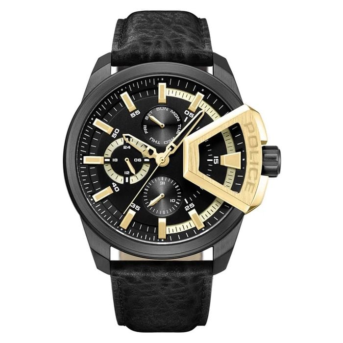 Police Analogue Black Dial Multifunction Men's Watch (pewjf0005704)