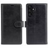 Tough On for Samsung Galaxy A16 Case Wallet Leather Cover Black