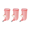 Yes4pets 3x 500ml Dog Cat Hamster Rabbit Water Bottle Hanging Drinking Dispenser Feeder Pink