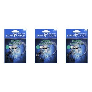 3x Surecatch 60lb Offshore Paternoster Fishing Rig Sharpened Hook - Size 6/0