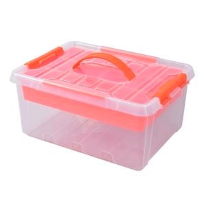 Tactix 6L Storage Container With Lift-Out Tray