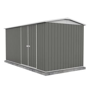 Absco Sheds 4.48 x 2.26 x 2.3m Woodland Grey Highlander Double Door Garden Shed