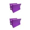 2x 2pc AgBoss Equestrian Show Jumping Keyhole Jump Cup Inserts Purple