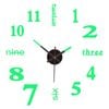 Catzon Modern Diy Wall Clock Silent Battery Operated-luminous