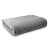 Ardor Boudoir Lucia Luxury Plush Velvet Blanket King Silver