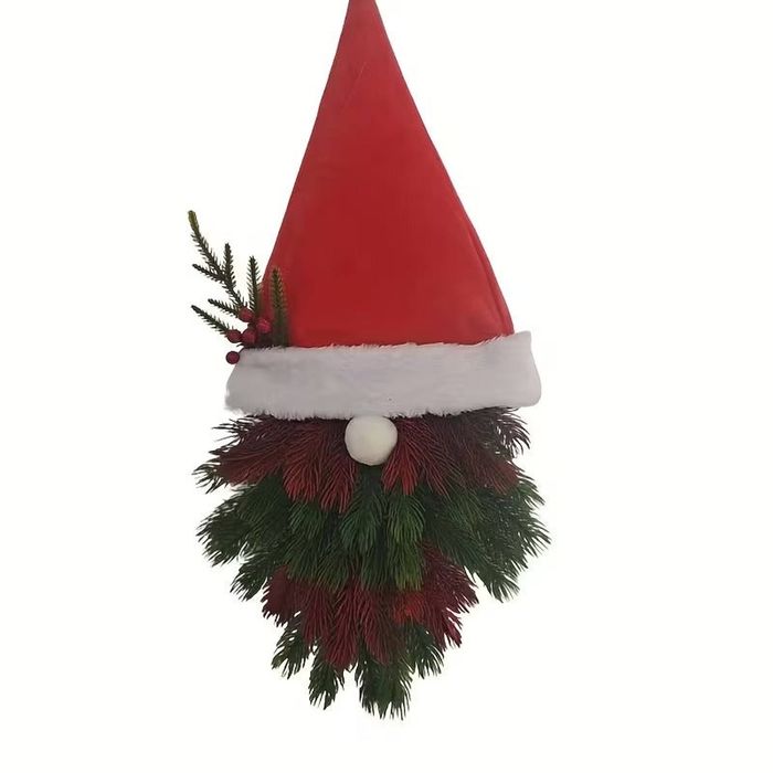 Lifebay Christmas Gnome Garland Red Green Hanging Decoration