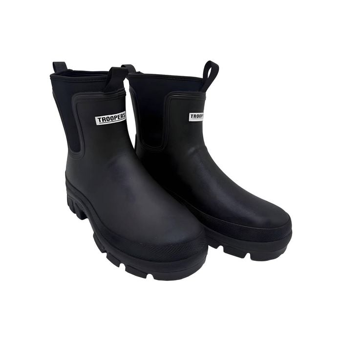 Troopers Size 6 Black Unisex Lifestyle Boots