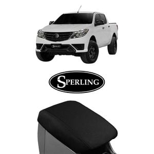 For Mazda Bt50 2011-2020 Sperling Custom Neoprene Black Car Centre Console Cover