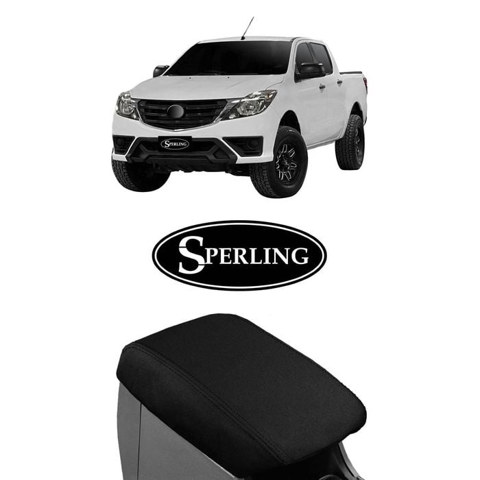 For Mazda Bt50 2011-2020 Sperling Custom Neoprene Black Car Centre Console Cover