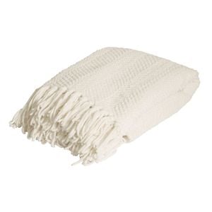 J.Elliot Louie Throw Rug Ivory 125 x 150 cm