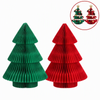 Jingle Jollys 2X Table Christmas Tree Decorations 47cm Red&Green