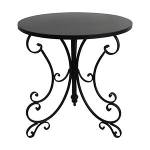 Lvd Decorative Classic Indoor/outdoor Bistro Table Home Decor Black 70x70x73cm